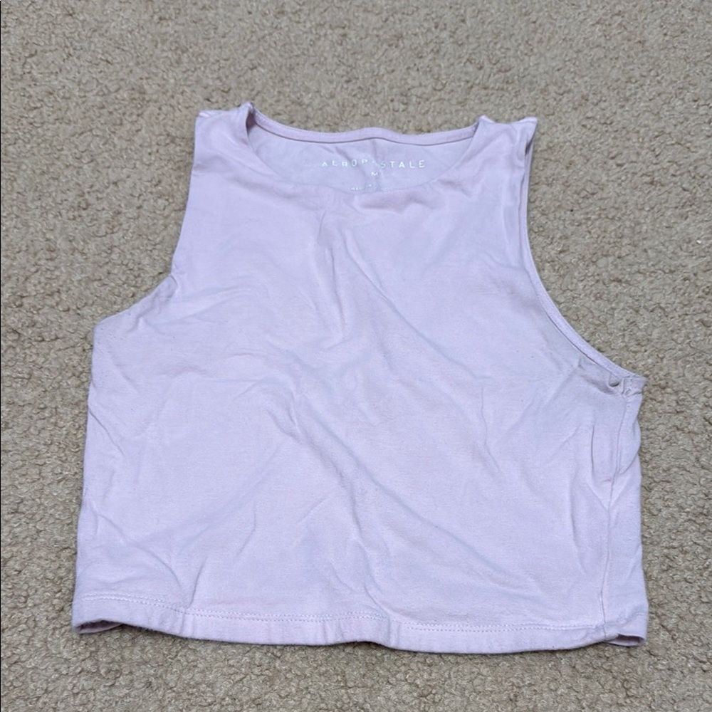 Aeropostale High-Neck Cropped Tank